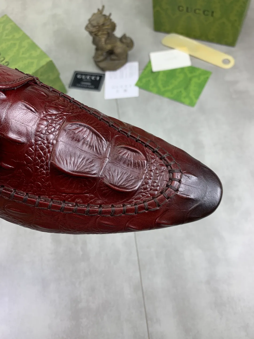 Men's Men's Shoes 💰P500 [New Style] 💰💎💎💎 [Gucci] GUCCI high-end men's formal business leather shoes, original order 1:1! Original imported high-end calfskin, original metal buckle, imported first-layer pigskin lining for feet, original high-end outsole, men's shoe size: 38-44